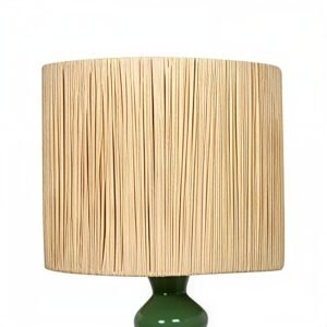 Natural Round Raffia Retro Lamp Shades