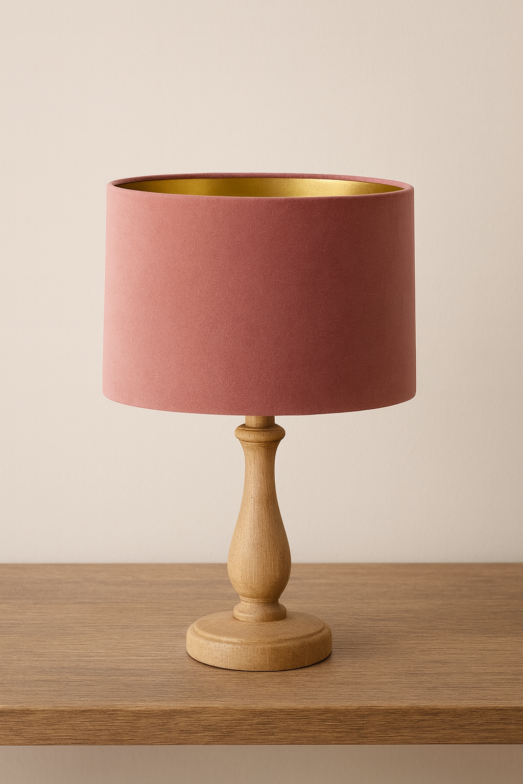 Pink Velvet Lamp Shades - Image 3