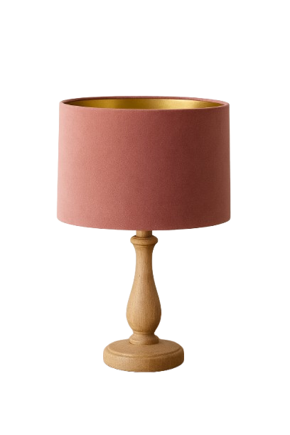 Pink Velvet Lamp Shades