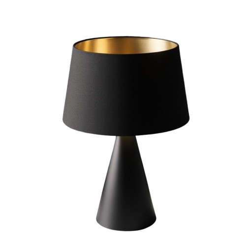 Luxury Modern Black & Gold Lampshade