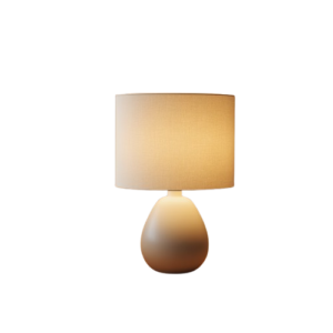 Scandinavian Minimalist Beige Linen Lampshade